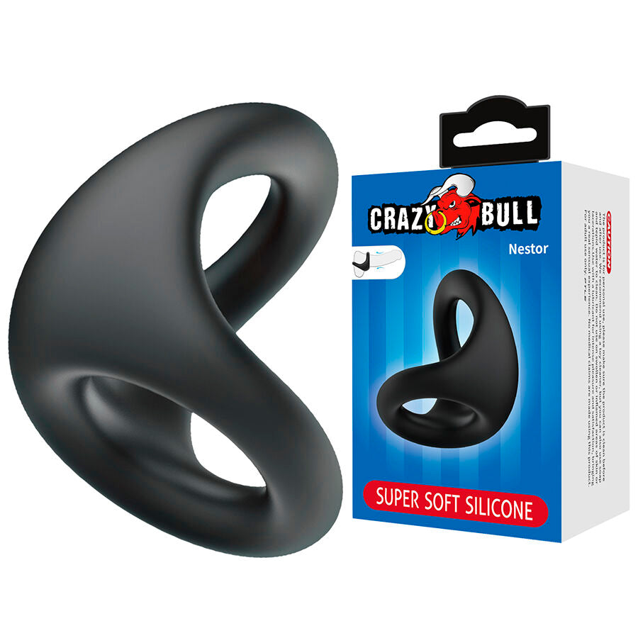 CRAZY BULL - NESTOR ANNEAU ERGONOMIQUE POUR PÉNIS ET TESTICULES