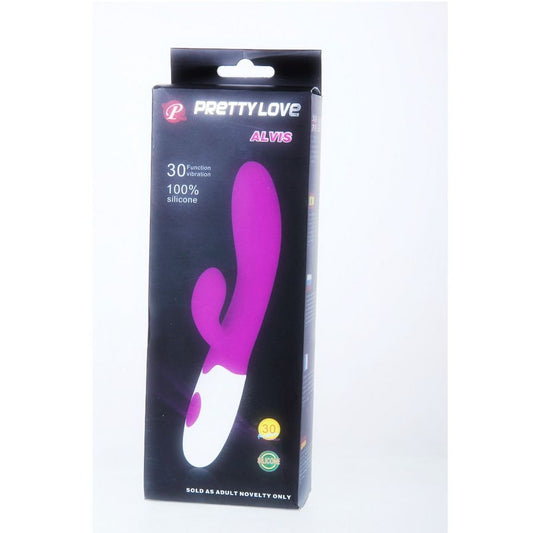 PRETTY LOVE - FLIRTATION VIBRATEUR ALVIS AVEC STIMULATEUR DE CLITORIS PRETTY LOVE FLIRTATION