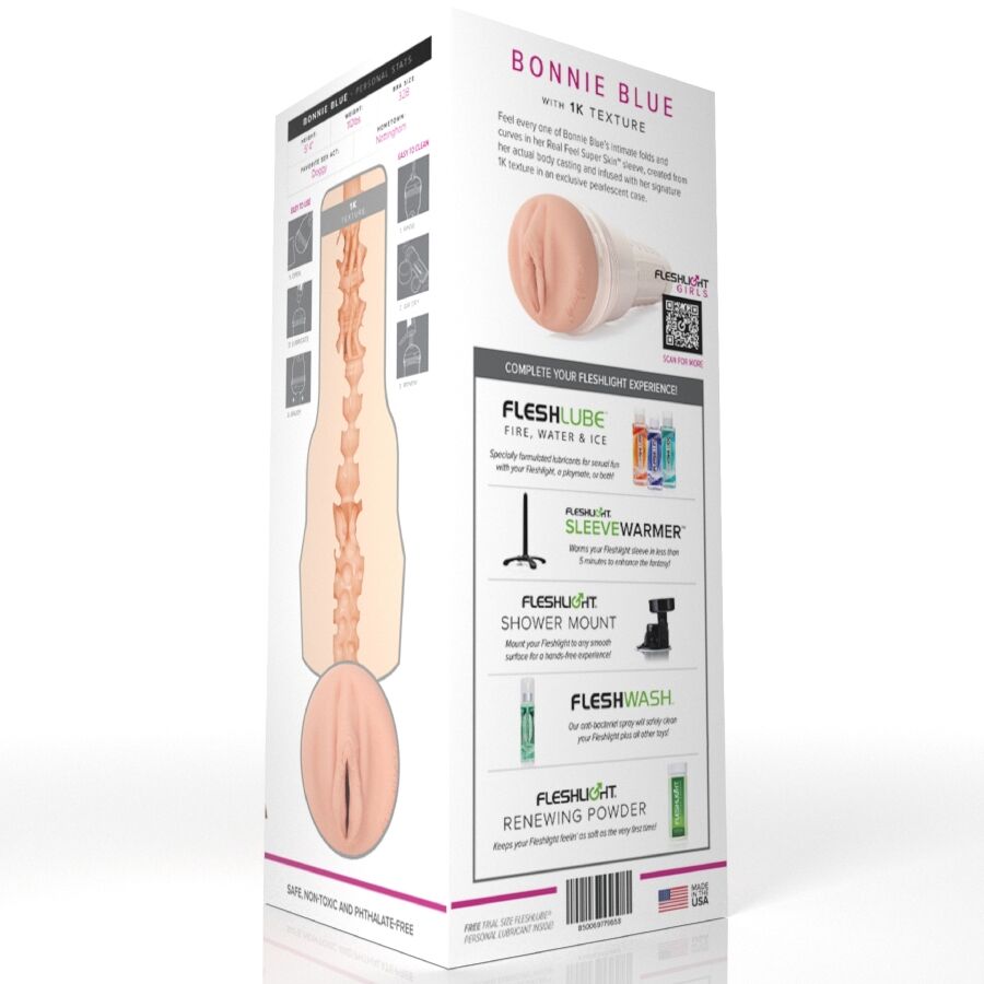 FLESHLIGHT GIRLS - BONNIE BLUE AVEC TEXTURE 1K VAGIN