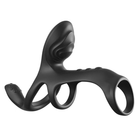 FANTASY C-RINGZ - ANNEAU PÉNIS VIBRANT MAX ULTIMATE COUPLES CAGE 19,5 CM