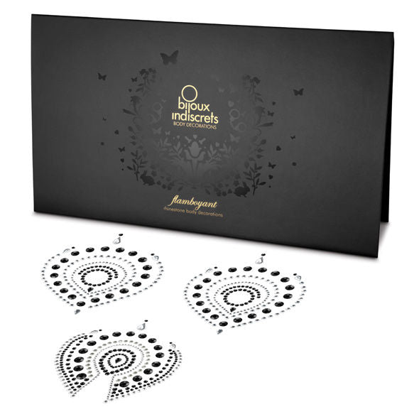 BIJOUX - INDISCRETS FLAMBOYANT NOIR & ARGENT BIJOUX DESIRE METALLIQUE