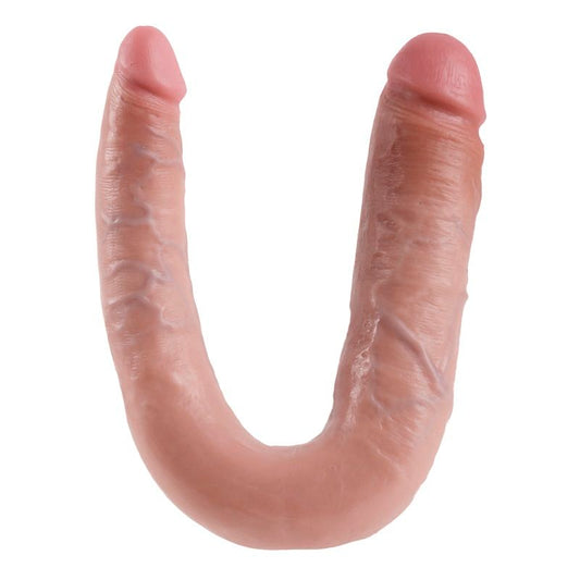 KING COCK - GODE DOUBLE PÉNÉTRATION 17.8 CM NATUREL KING COCK