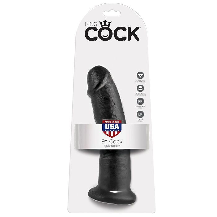 KING COCK - 9 GODE NOIR 22.9 CM KING COCK