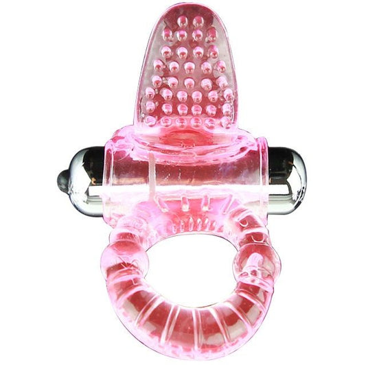 BAILE - ANNEAU PÉNIS VIBRATEUR ROSE SWEET ABS 10 RYTHMES BAILE FOR HIM