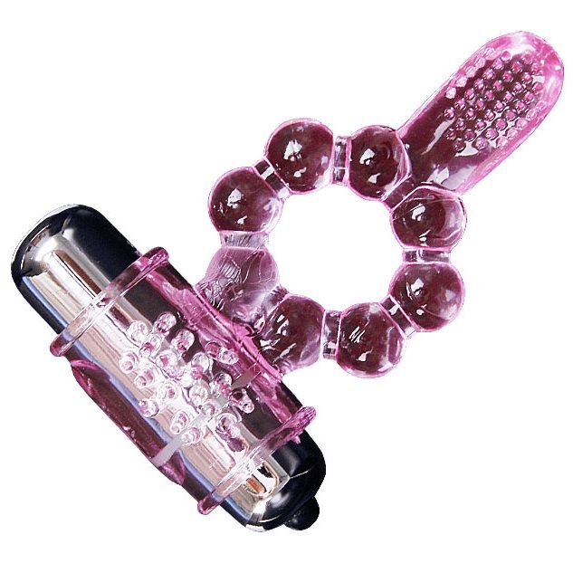 BAILE - ANNEAU SILICONE 10 RYTHMES DE LANGUE AVEC VIBRATION ROSE BAILE FOR HIM