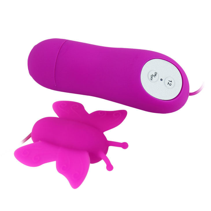 BAILE - LOVE EGGS STIMULATEUR DE CLITORIS PAPILLON 12 VITESSES TÉLÉCOMMANDE LILAS BAILE STIMULATING