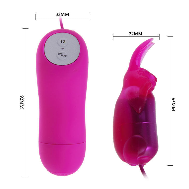 BAILE - VIBRATEUR CUTE SECRET BUNNY 12 VITESSES BAILE STIMULATING