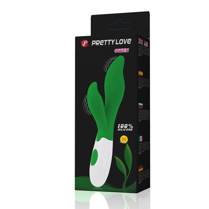 PRETTY LOVE - FLIRTATION VIBRATEUR OWEN VERT PRETTY LOVE FLIRTATION