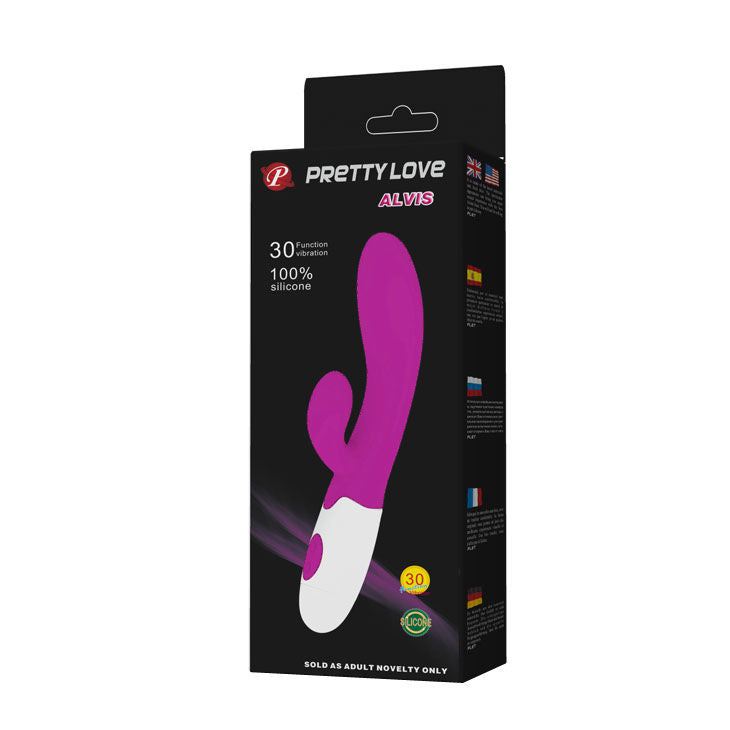 PRETTY LOVE - FLIRTATION VIBRATEUR ALVIS AVEC STIMULATEUR DE CLITORIS PRETTY LOVE FLIRTATION