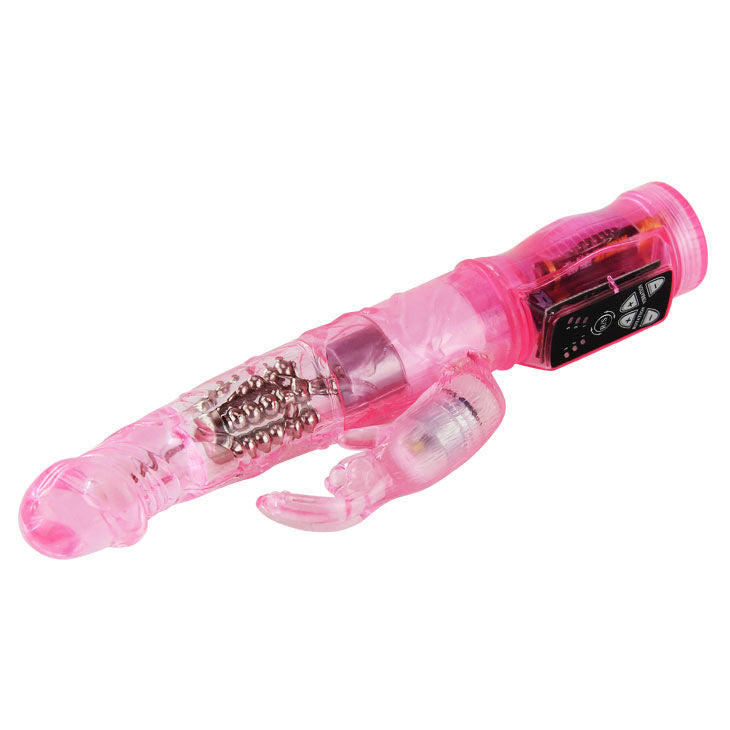 BAILE - MINI ROTATEUR LAPIN ROSE AVEC SUPERSTIMULATEUR BAILE ROTATIONS