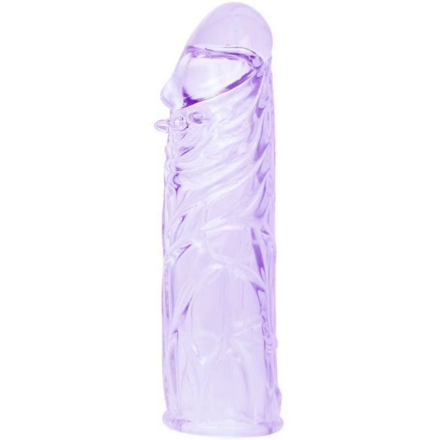 BAILE - HOUSSE LILAS POUR LE PÉNIS EN SILICONE ADAPTABLE 13 CM BAILE FOR HIM