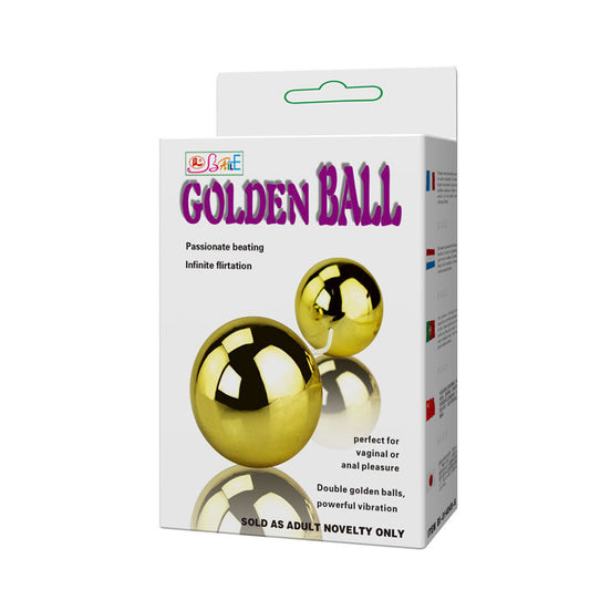 BAILE - VIBRATEUR  BALLES CHINOIS GOLDEN BAILE STIMULATING