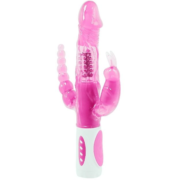 BAILE - PRETTY BUNNY TRIPLE VIBRATEUR ROTATEUR BAILE ROTATIONS