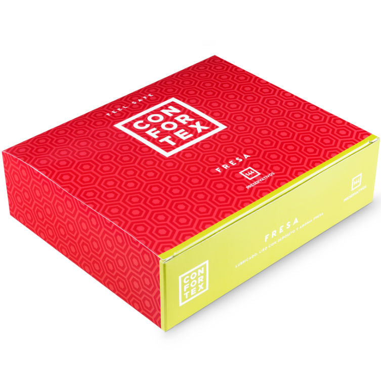 CONFORTEX - CONDOM FRAISE 144 UNITÉS CONFORTEX
