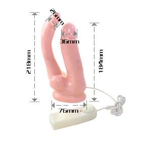 BAILE - PÉNIS RÉALISTE DOUBLE PÉNÉTRATION BAILE VIBRATORS