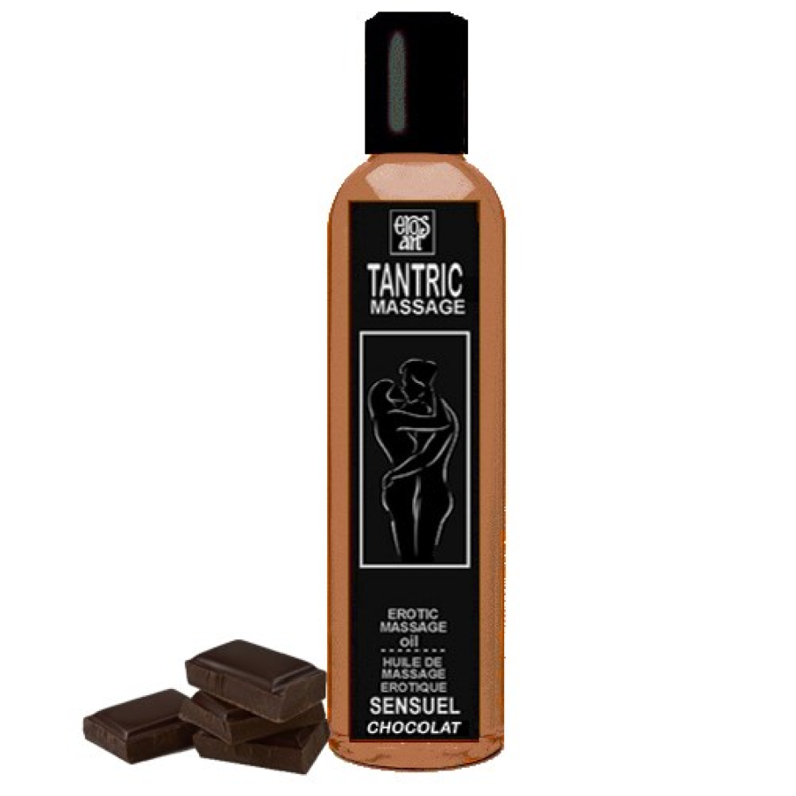 EROS-ART - HUILE DE MASSAGE TANTRIQUE NATURELLE ET APHRODISIAQUE AU CHOCOLAT 30 ML EROS-ART