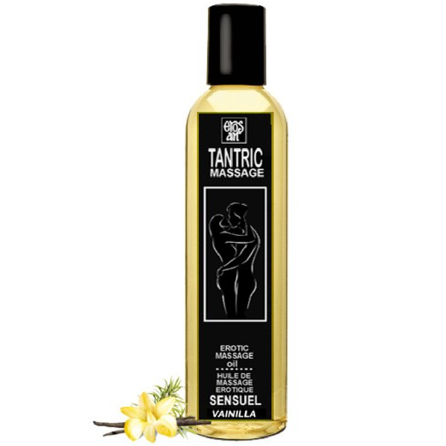 EROS-ART - HUILE DE MASSAGE TANTRIQUE NATURELLE ET VANILLE APHRODISIAQUE 30 ML EROS-ART