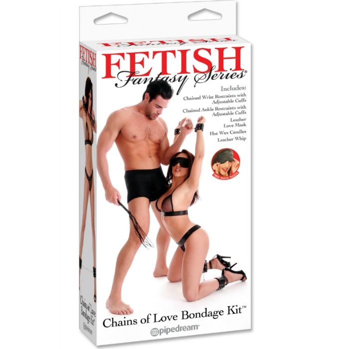 FETISH FANTASY SERIES - KIT DE BONDAGE CHAÎNES DAMOUR FETISH FANTASY SERIES
