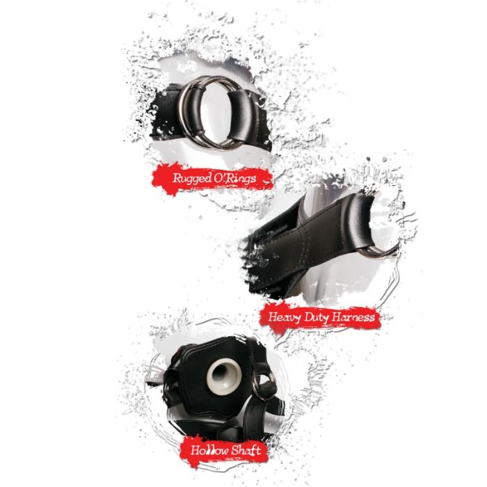 FETISH FANTASY EXTREME - HOLLOW STRAP-ON NOIR FETISH FANTASY EXTREME