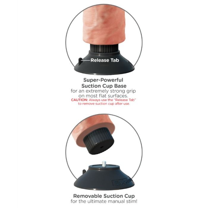 KING COCK - GODE VIBRANT AVEC TESTICULES 25.5 CM COULEUR NATURELLE KING COCK