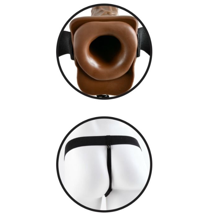 FETISH FANTASY SERIES - SANGLE CREUSE 7 AVEC BOULES FETISH FANTASY SERIES