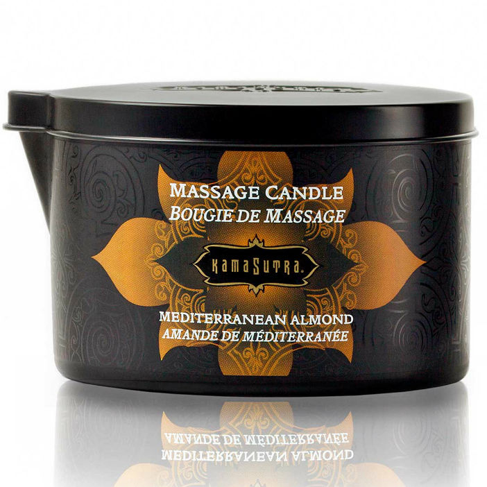 KAMASUTRA - BOUGIE DE MASSAGE AUX AMANDES MÉDITERRANÉENNES 170GR KAMASUTRA COSMETICS