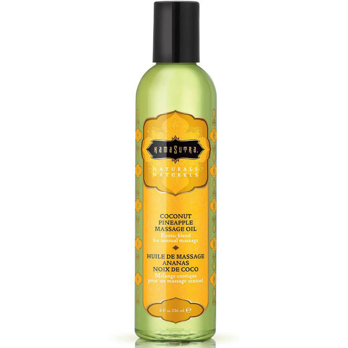 KAMASUTRA - NATURALS HUILE DE MASSAGE PIÑA COLADA 236ML KAMASUTRA COSMETICS