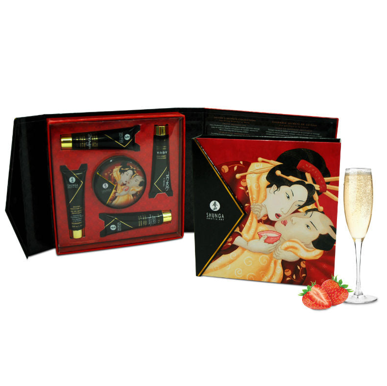 SHUNGA - KIT SECRET GEISHA FRAISES ET CAVA SHUNGA KITS
