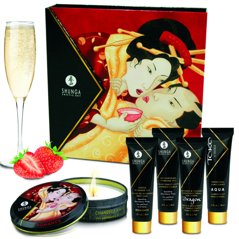 SHUNGA - KIT SECRET GEISHA FRAISES ET CAVA SHUNGA KITS