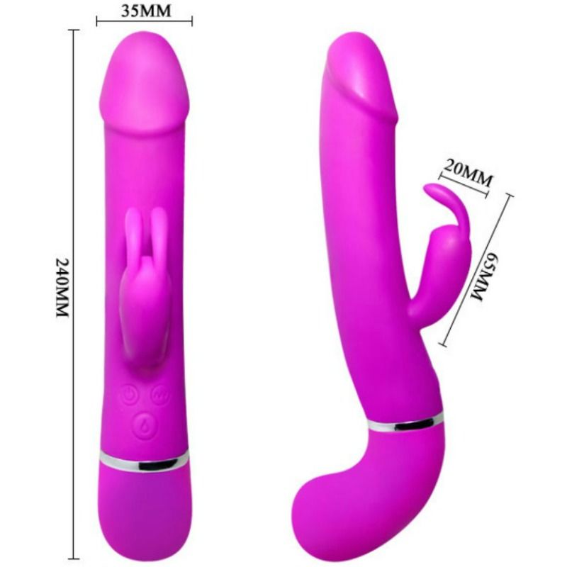 PRETTY LOVE - VIBRATEUR HENRY AVEC 12 MODES DE VIBRATION ET FONCTION SQUIRT PRETTY LOVE SMART