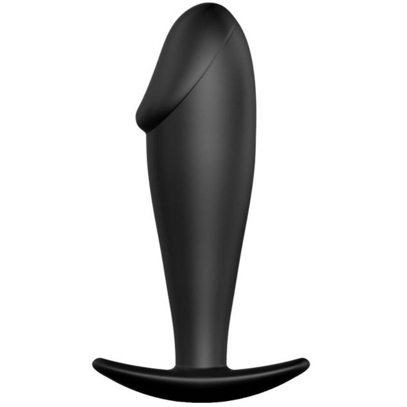PRETTY LOVE - PLUG ANAL FORME DE PÉNIS EN SILICONE NOIR PRETTY LOVE BOTTOM