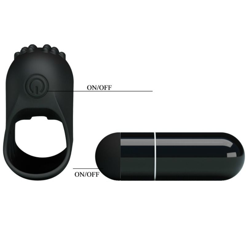 PRETTY LOVE - FLIRTATION DÉS  VIBRATION NOIR STEWARD PRETTY LOVE FLIRTATION