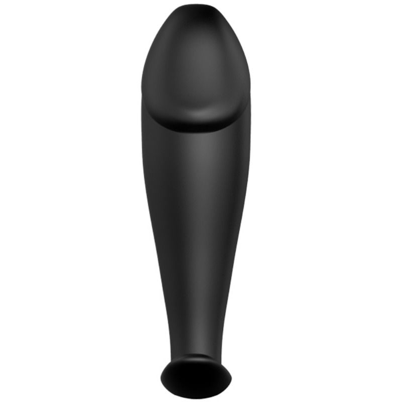 PRETTY LOVE - PLUG ANAL EN SILICONE FORME PÉNIS ET 12 MODES DE VIBRATION NOIR PRETTY LOVE BOTTOM