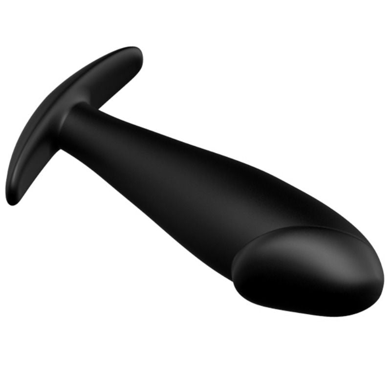 PRETTY LOVE - PLUG ANAL EN SILICONE FORME PÉNIS ET 12 MODES DE VIBRATION NOIR PRETTY LOVE BOTTOM