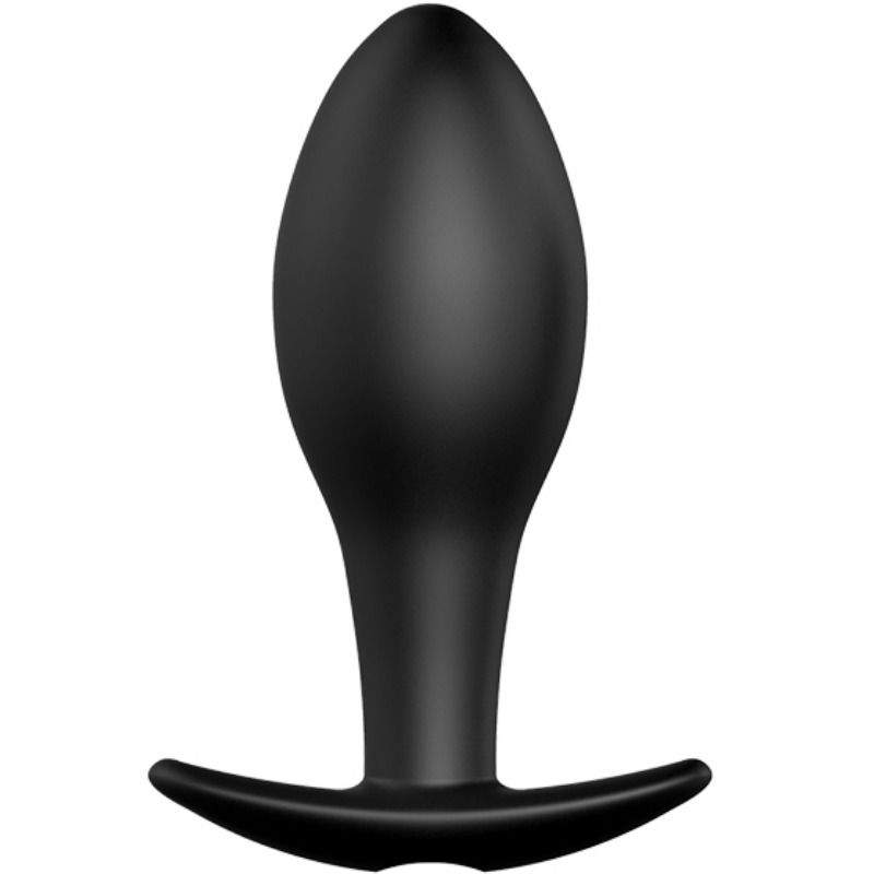PRETTY LOVE - PLUG ANAL FORME DANCRE SILICONE 12 MODES DE VIBRATION NOIR PRETTY LOVE BOTTOM