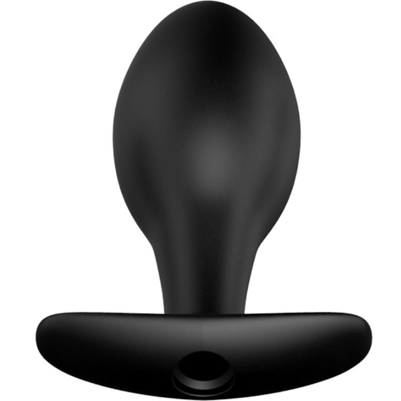 PRETTY LOVE - PLUG ANAL FORME DANCRE SILICONE 12 MODES DE VIBRATION NOIR PRETTY LOVE BOTTOM