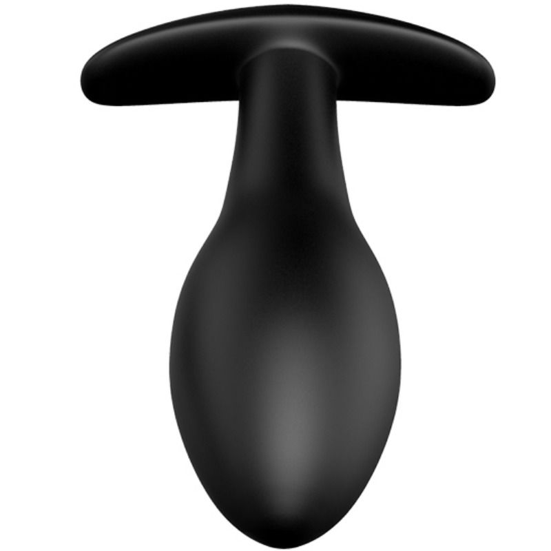 PRETTY LOVE - PLUG ANAL FORME DANCRE SILICONE 12 MODES DE VIBRATION NOIR PRETTY LOVE BOTTOM