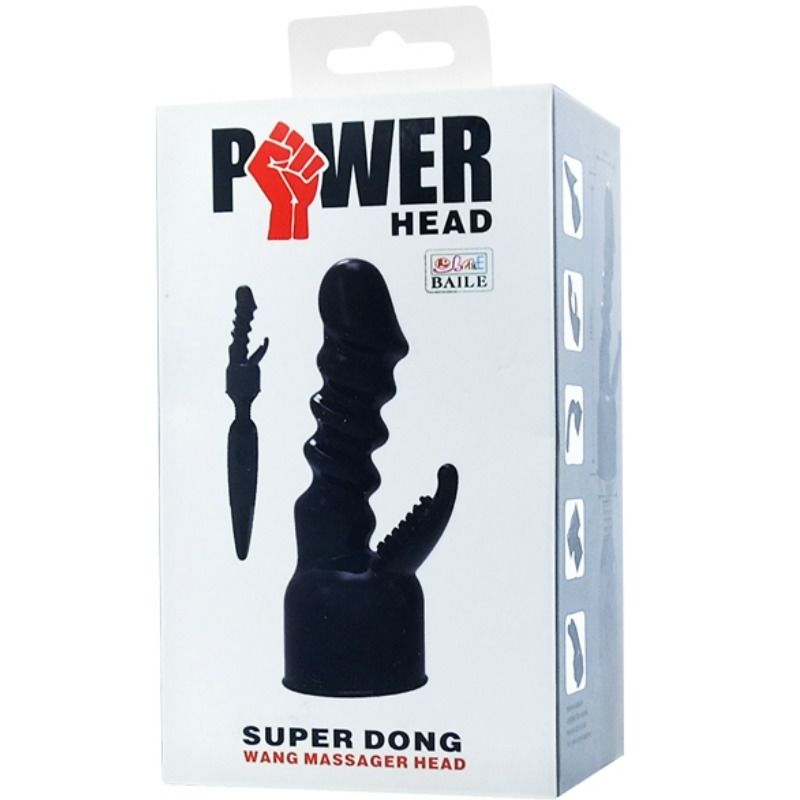 BAILE - TÊTE INTERCHANGEABLE POWER HEAD POUR LA STIMULATION INTERNE ET DU CLITORIS BAILE POWER HEAD