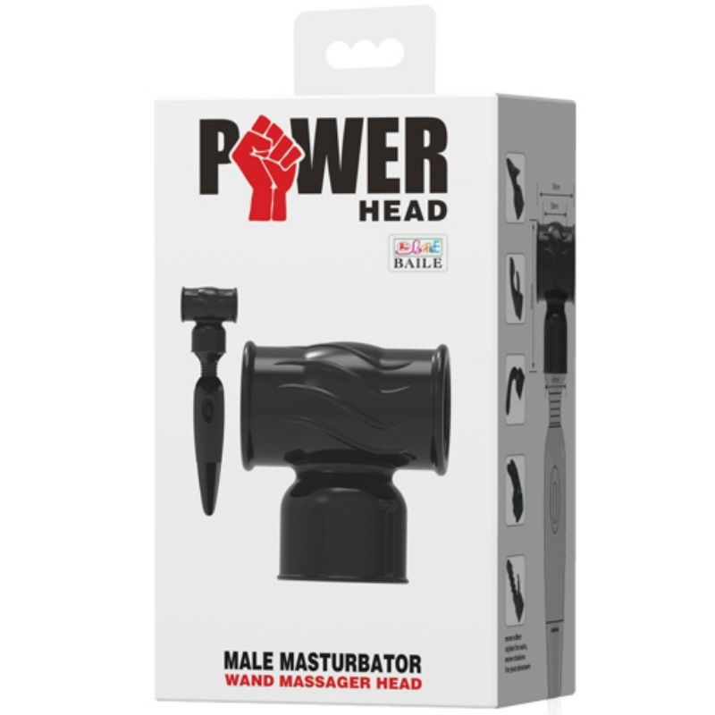 BAILE - TÊTE INTERCHANGEABLE POUR MASSEUR MASCULIN BAILE POWER HEAD