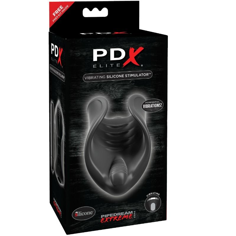 PDX ELITE - STIMULATEUR VIBRANT EN SILICONE PDX ELITE