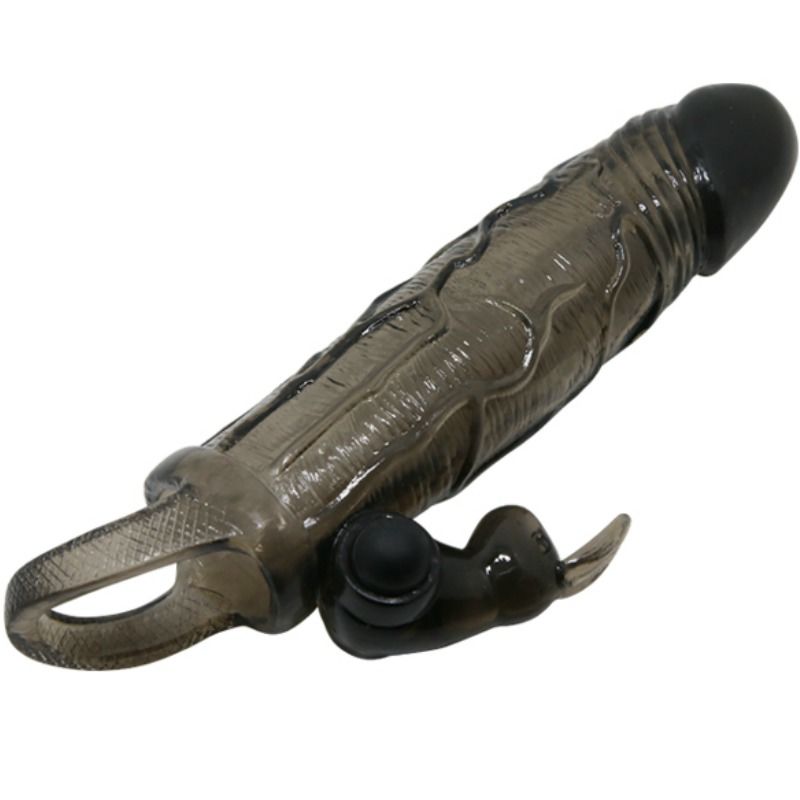 BAILE - COUVRE-PÉNIS BRAVE MAN AVEC LAPIN NOIR 16.5 CM BAILE FOR HIM