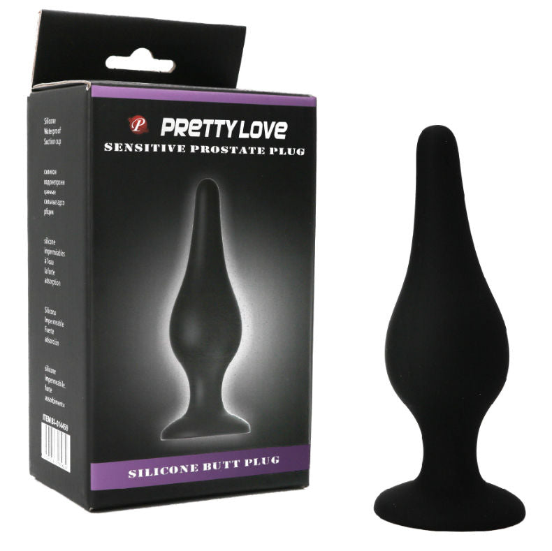 PRETTY LOVE - BOUCHON ERGONOMIQUE EN SILICONE 14 CM PRETTY LOVE BOTTOM