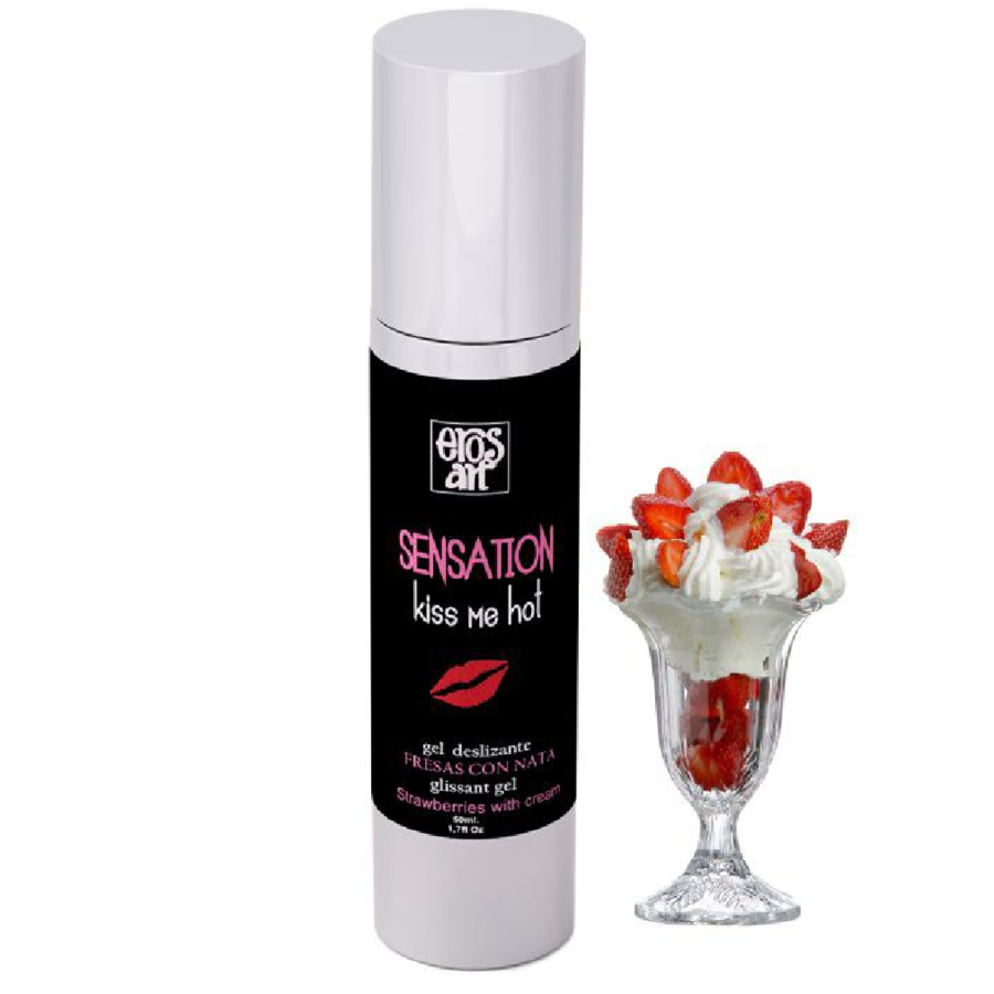 EROS-ART - SENSATTION LUBRIFIANT NATUREL FRAISES  LA CRÈME 50 ML EROS-ART