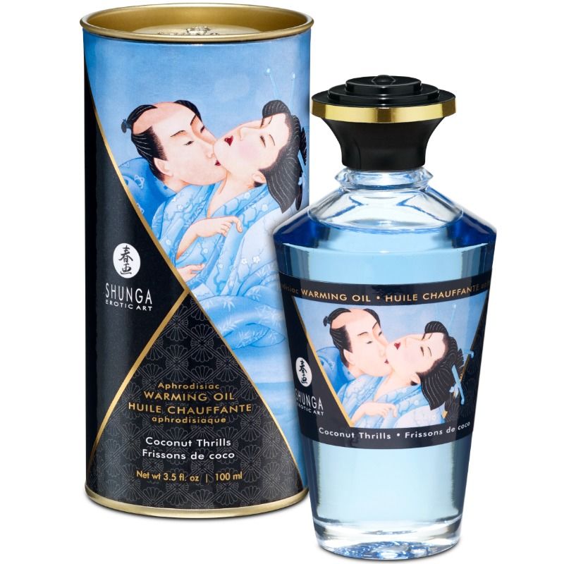 SHUNGA - HUILE DE MASSAGE EFFET CHALEUR SAVEUR COCO 100 ML SHUNGA OILS