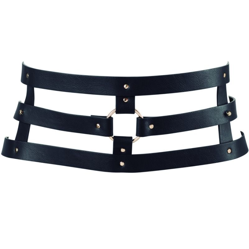 BIJOUX - INDISCRETS CEINTURE LABYRINTHE AVEC BRACELET NOIR BIJOUX MAZE