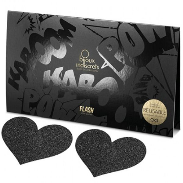 BIJOUX - INDISCRETS FLASH COEUR NOIR COUPES DE TAMELON BIJOUX FLASH COLLECTION