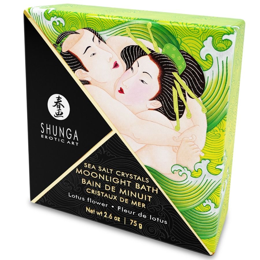 SHUNGA - BAIN OU SELS SAVEUR LOTUS 75 GR SHUNGA BATH EXPERIENCE
