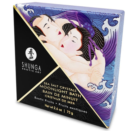 SHUNGA - SELS DE BAIN A GOÛT VIOLET EXOTIQUE 75 GR SHUNGA BATH EXPERIENCE