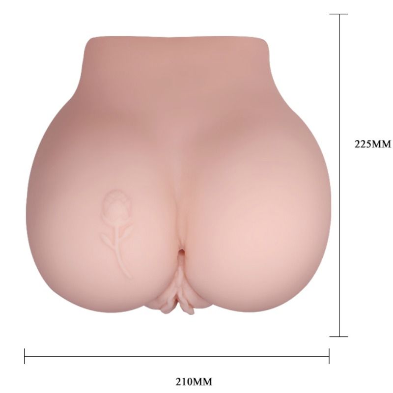 CRAZY BULL - VAGIN ET ANUS AVEC TATOUAGE RÉALISTE AVEC VIBRATION CRAZY BULL