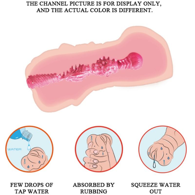 CRAZY BULL - MASTURBADEUR VAGIN PEAU D'EAU AVEC BALLES VIBRANTES CRAZY BULL